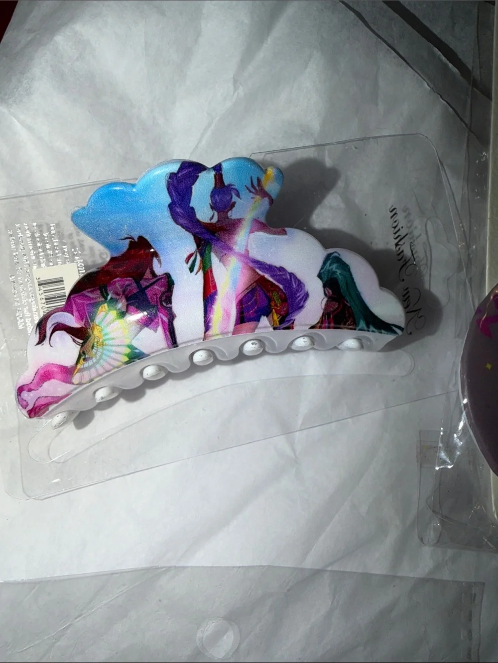 K-pop Character Party Gift Set - Purple Blue Holographic Accessories